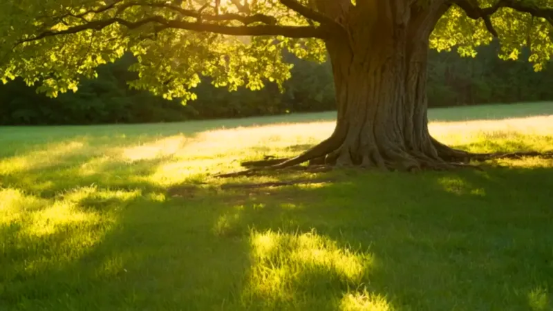 Persona con fruta bajo la luz del árbol