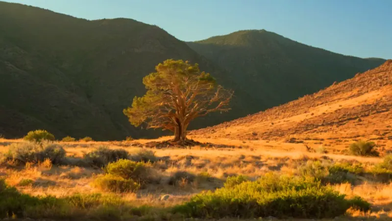 Un observador ante un cedro moribundo