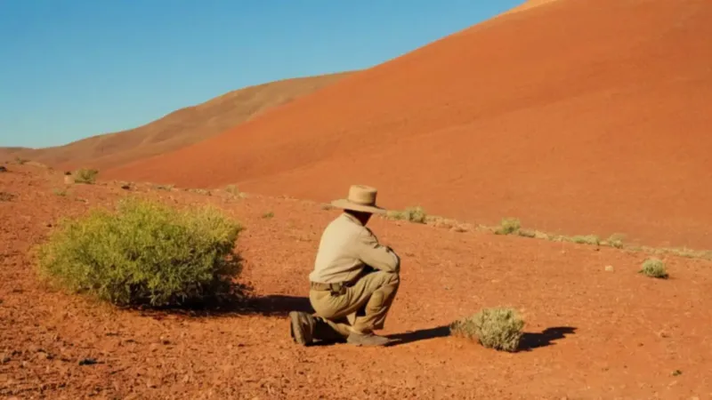 Botánico estudia la flora del desierto