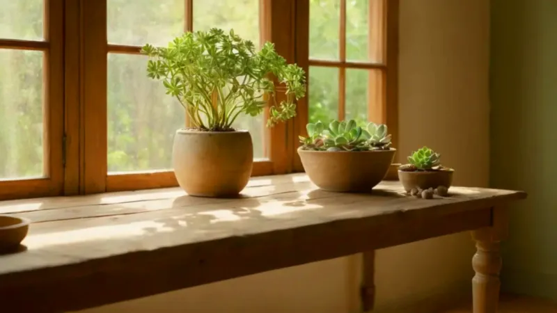Una preparación botánica en un espacio luminoso