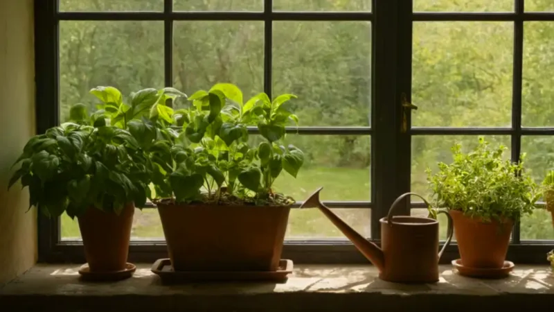 Contraste de luz y sombra en el invernadero