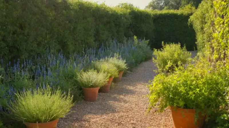 Persona cuidando plantas bajo el sol