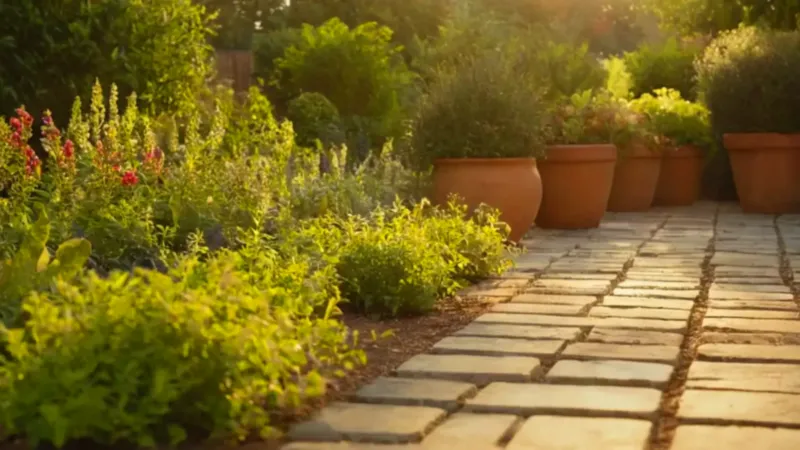 Una persona cuida una planta marchita