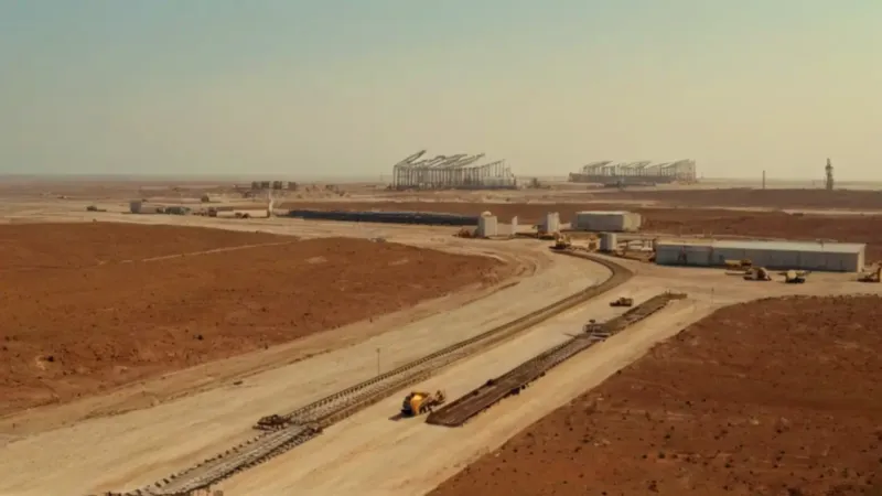 La inmensidad industrial empequeñece al trabajador