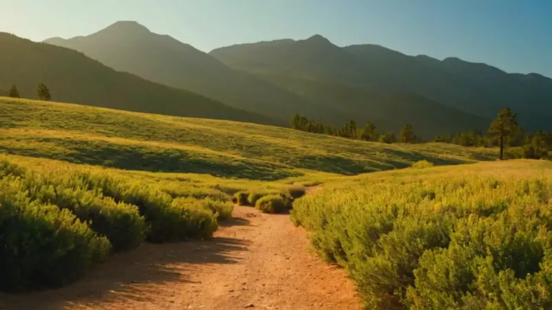 Un caminante solitario en un valle inmenso