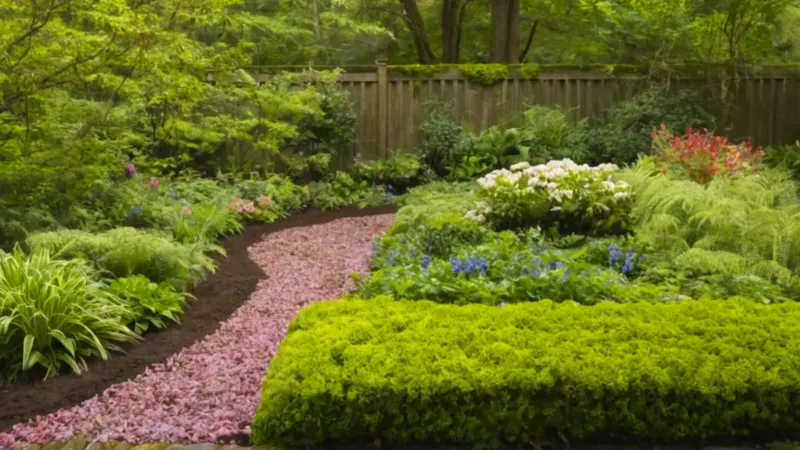Alguien cuida con esmero su jardín