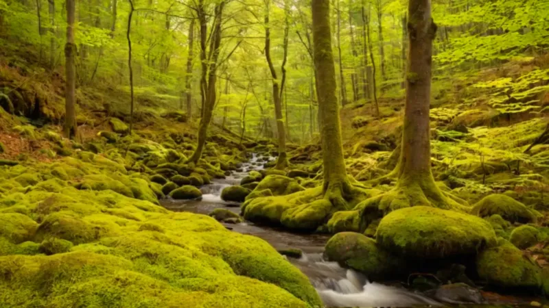 Figura solitaria en un claro de luz